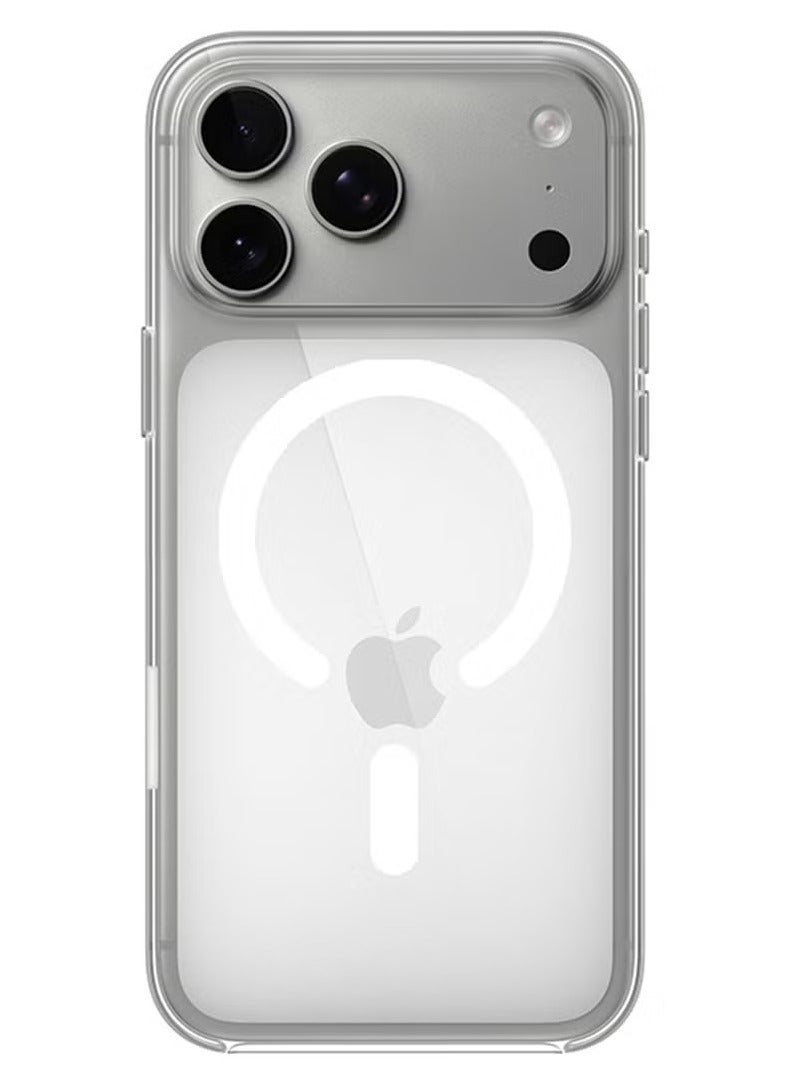 Rivin iPhone 17 Pro Case – MagSafe Compatible Clear Slim Shockproof Protective Cover with Wireless Charging Support - Image 1