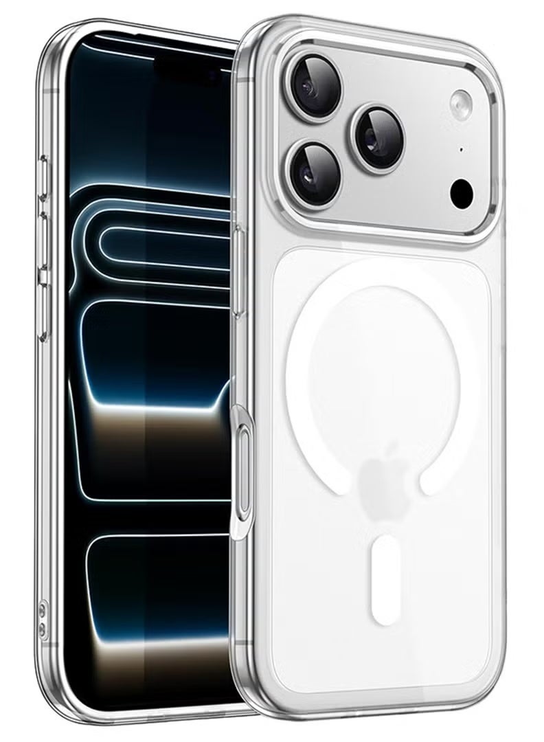 Rivin iPhone 17 Pro Case – MagSafe Compatible Clear Slim Shockproof Protective Cover with Wireless Charging Support - Image 2