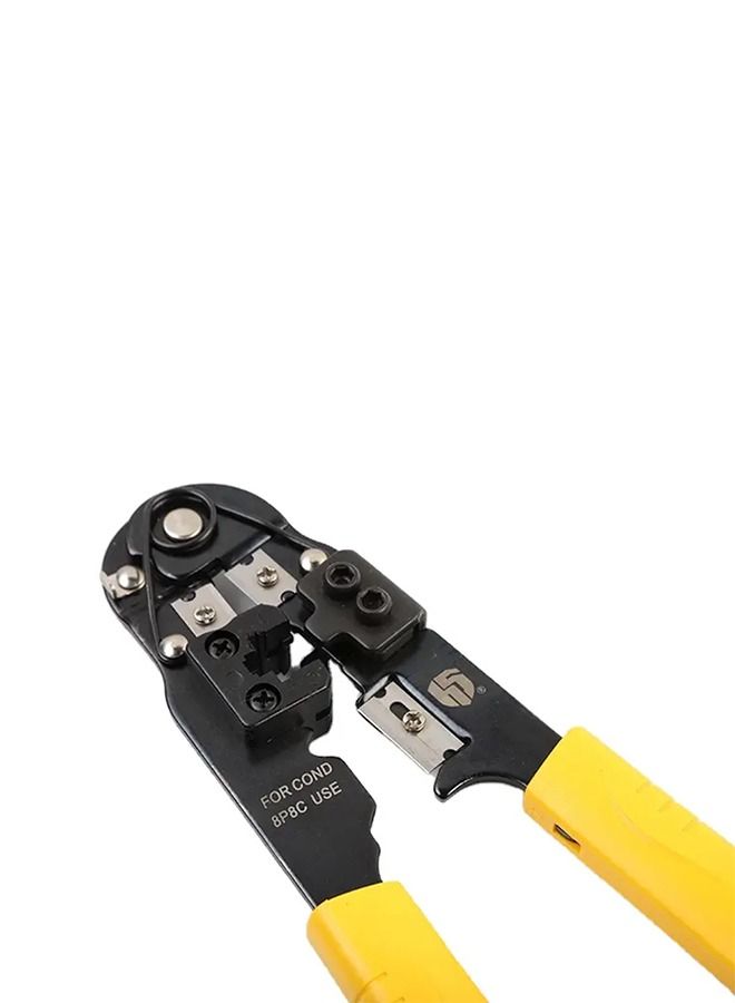Cable Crimping Tool with Built-in Wire Cutter – CAT3 – CAT5 – CAT6 – RJ45 – RJ12 – RJ11 – RJ22 / HS-210N  - Image 3