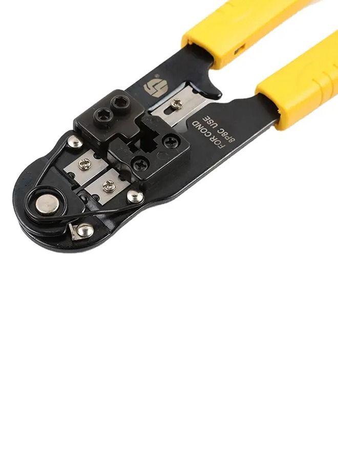 Cable Crimping Tool with Built-in Wire Cutter – CAT3 – CAT5 – CAT6 – RJ45 – RJ12 – RJ11 – RJ22 / HS-210N  - Image 4