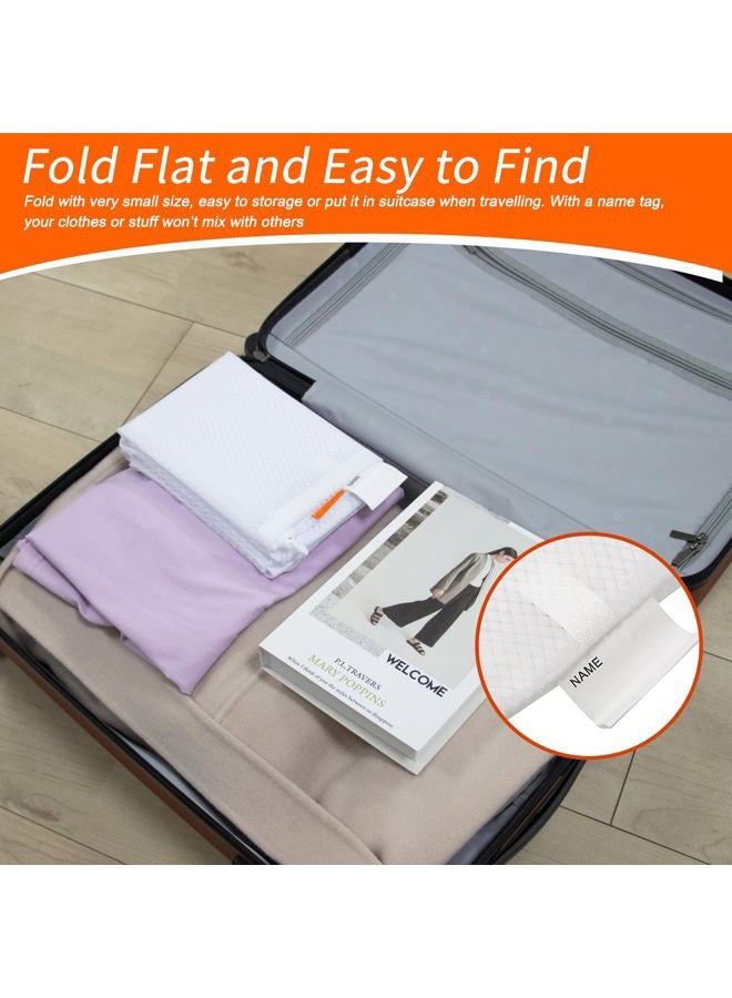 Polecasa Mesh Laundry Bag-24"x 36", Heavy Duty Drawstring Bag, White Large Laundry Liner Double Mesh Material, Ideal Machine Washable Storage Bags for College, Apartment Dweller (24'x 36') - Image 5