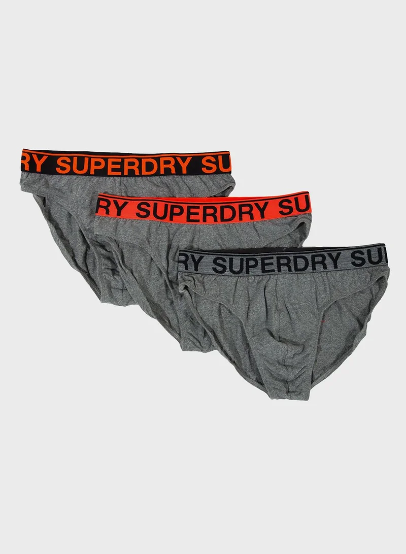 Superdry 3 Pack Assorted Brief