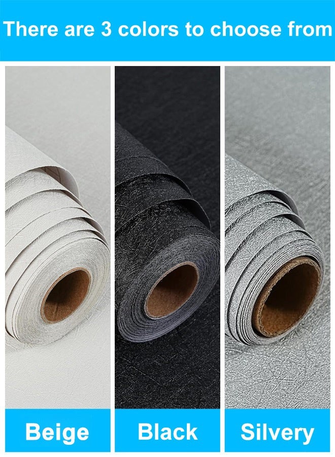 نوايوو ورق جدران ذاتي اللصق، قابل للإزالة، 40 سم × 650 سم، مقاوم للماء، ورق حريري، ديكور منزلي، فينيل، مناسب لأسطح العمل والأثاث، ديكور جدران أسطح العمل (بيج) - Image 3