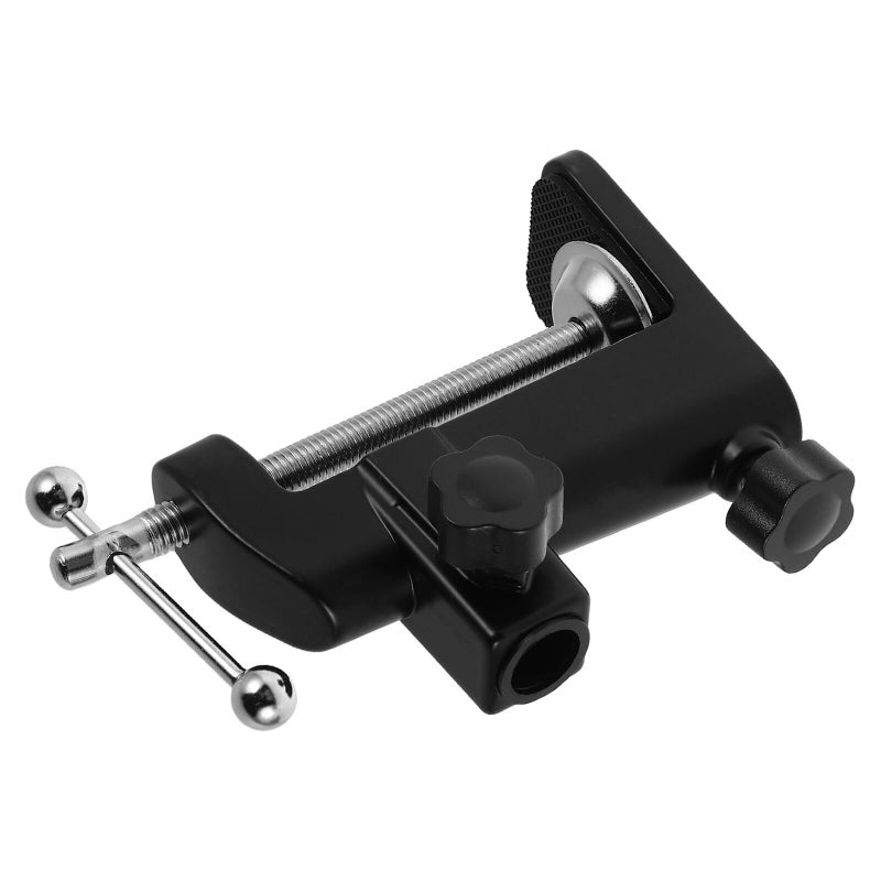Heavy Duty Adjustable Microphone Arm Desk Mount Black Aluminum Alloy Studio Accessory - Image 2