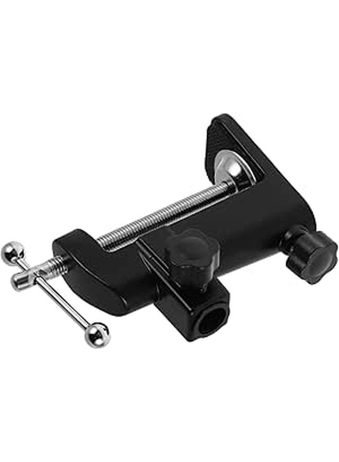 Heavy Duty Adjustable Microphone Arm Desk Mount Black Aluminum Alloy Studio Accessory - Image 1