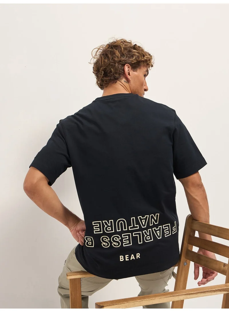 THE BEAR HOUSE  Men’s Short Sleeve T-Shirt | Casual, Comfortable & Stylish Everyday Wear | Perfect for Work, Travel, or Relaxed Outfits | Versatile All-Season Essential for Any Occasion for Men | Best Price UAE