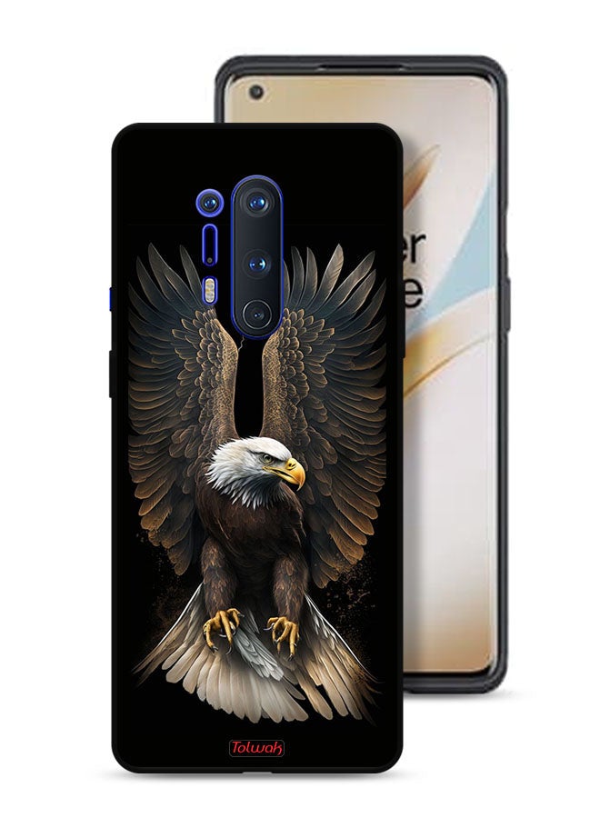 Tolwak OnePlus 8 Pro Protective Case Cover Eagle Spread Wings - Image 1