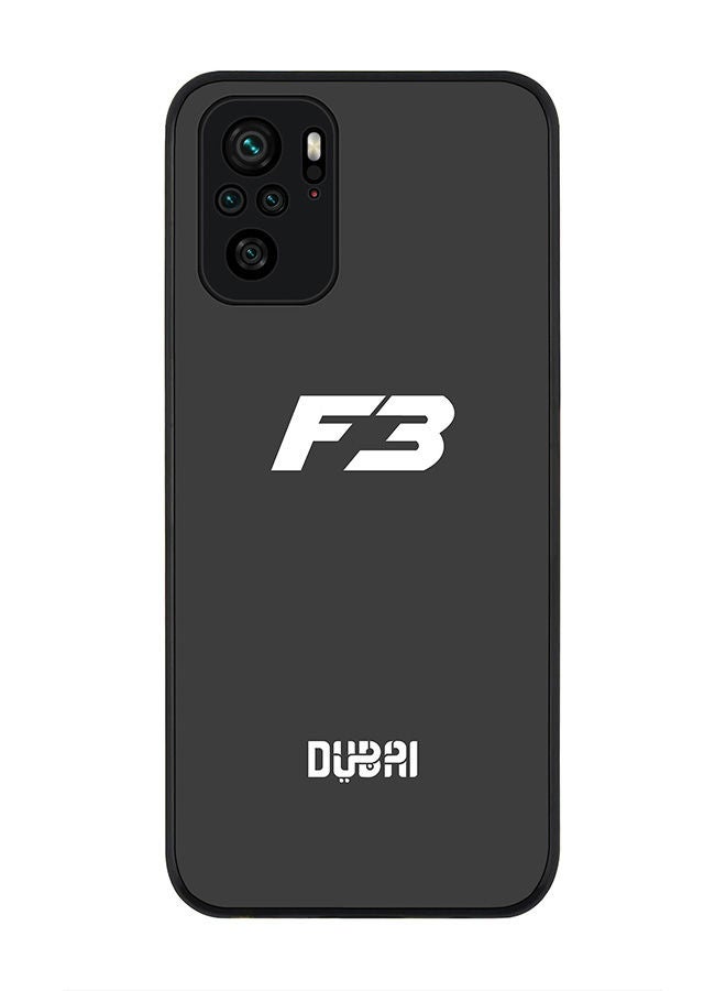 Stylizedd Rugged Black edge case for Redmi Note 10S/Redmi Note 10 4G Slim fit Soft Case Flexible Rubber Edges Anti Drop TPU Gel Thin Cover -  Faz3 Dubai Grey - Image 1