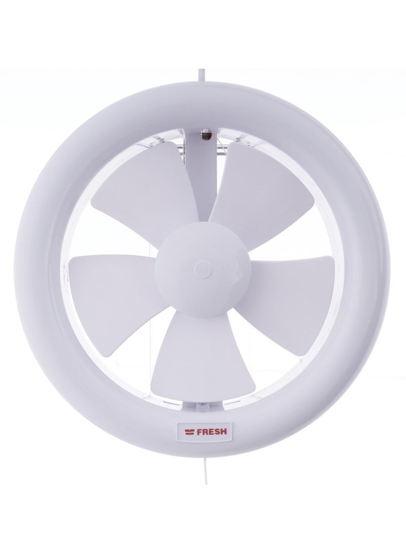 Fresh Ventilator Glass Fan, 20 cm, White - Image 1