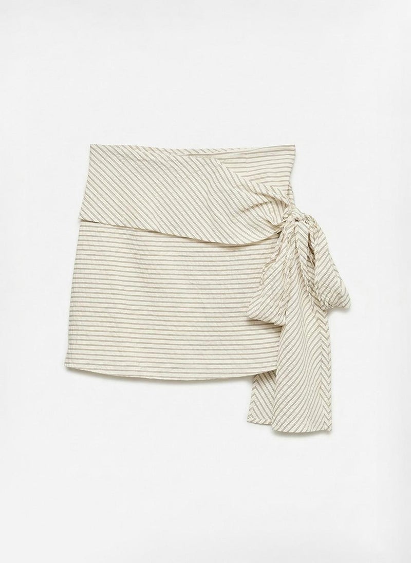 VERO MODA Women's VMMICAH Mid-Waist Short Bow Woven Skirt - Image 5