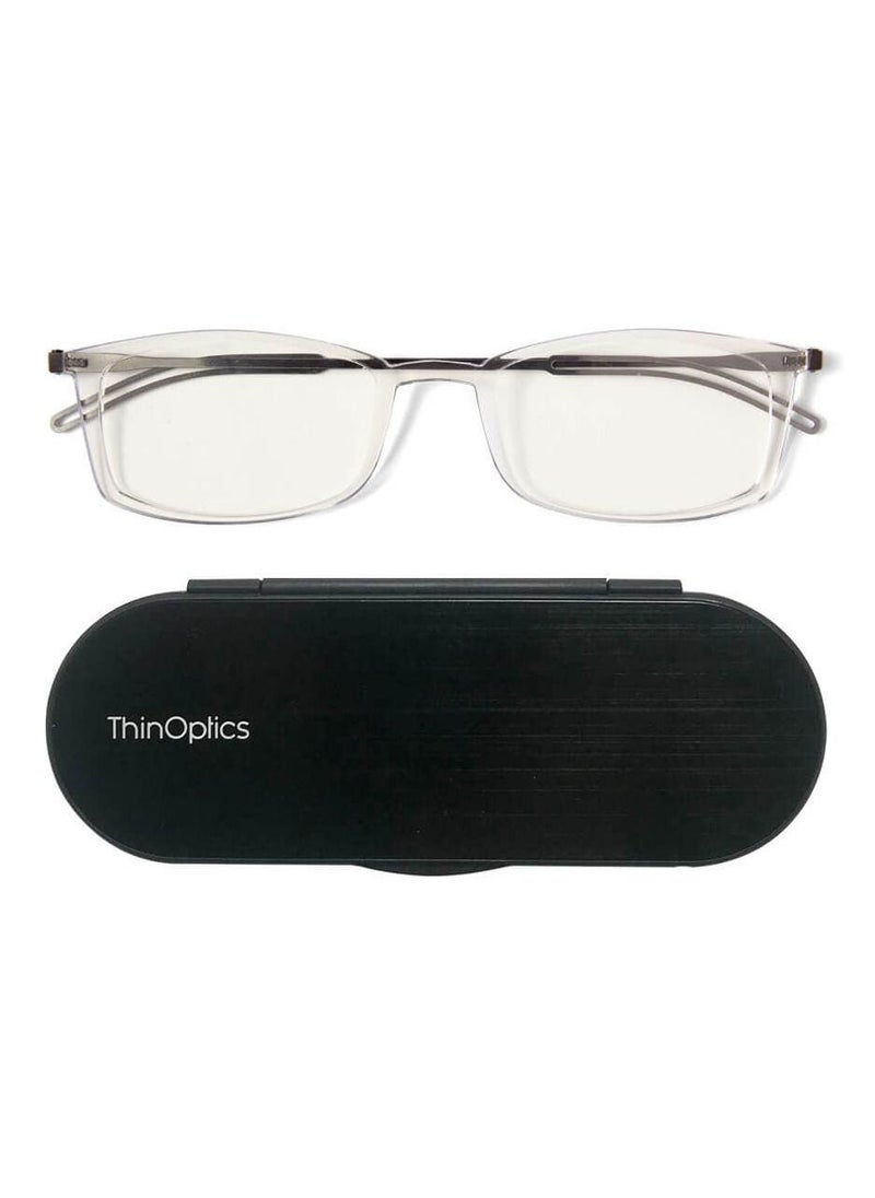 ThinOptics - Brooklyn Clear 1.5 Glasses with Milano Black Case - pzsku/Z96F26743EE575EDE0BB0Z/45/_/1644311175/396a6618-c6af-42a9-aed2-57be1bc08004