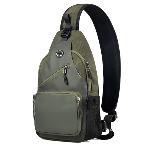 Javolto Sling Bag for Men Crossbody Backpack Small Sling Backpack Mens Shoulder Bag Casual Daypack Hiking Bag for Travel - Image 1