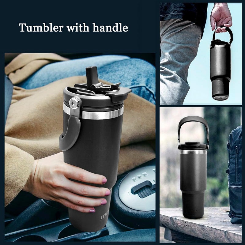 Prisma Collections Prisma Collections Stainless Steel Vacuum Insulated Tumbler 600 ml LeakResistant Bottle with Reusable Straw and Airtight Lid for Gym Travel Indoor Outdoor Use - Image 4
