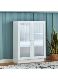 Home Box Frankfurt 3-Tier Multipurpose Storage Unit With 2 Acrylic Doors 80 x 106 x 29.5 cm  - Image 1