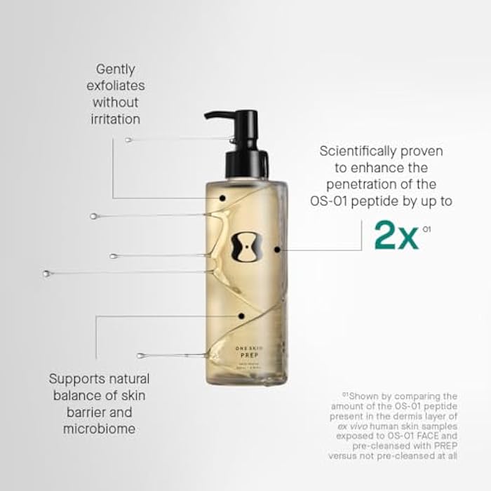 OneSkin PREP Facial Cleanser to Exfoliate and Support Skin Balance, Dermatologist Tested & Safe for Sensitive Skin - Image 2