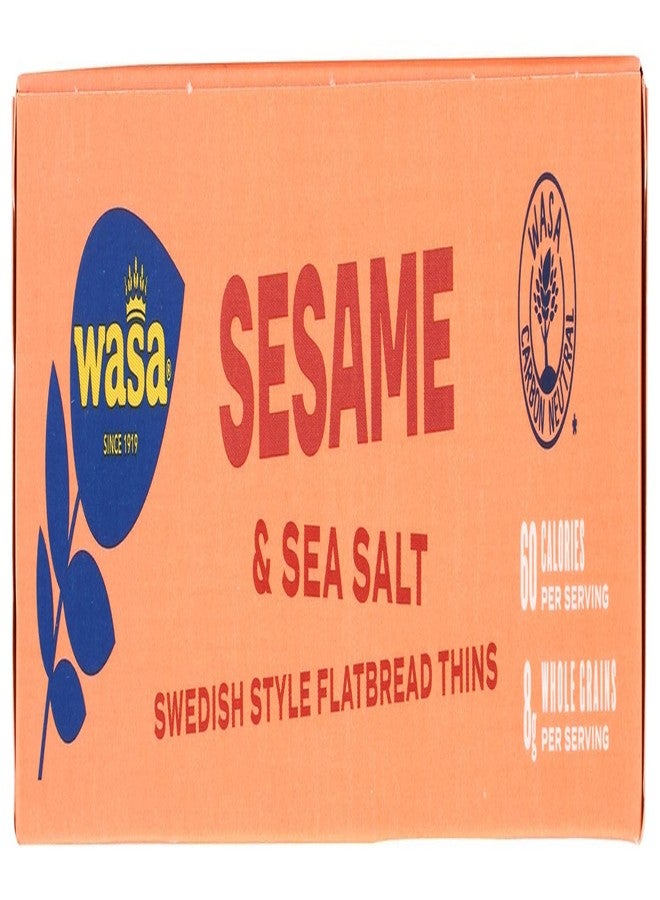 Wasa Flatbread Thins Crackers, Sesame and Sea Salt, 6.7 Ounce (Pack of 1) - Image 3