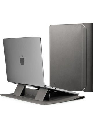 Laptop Sleeve Valentinus S 15 15.6 16 inch, for MacBook Pro, Built in Magnetic Flap with [Foldable Stand] Leather Laptop Case Cover, Laptop Pouch Bag - City Gray - pzsku/Z96F28B269912D4E1C4E1Z/45/_/1706966016/9d87fc6d-66a5-4d99-aaab-0ff98604bf6f
