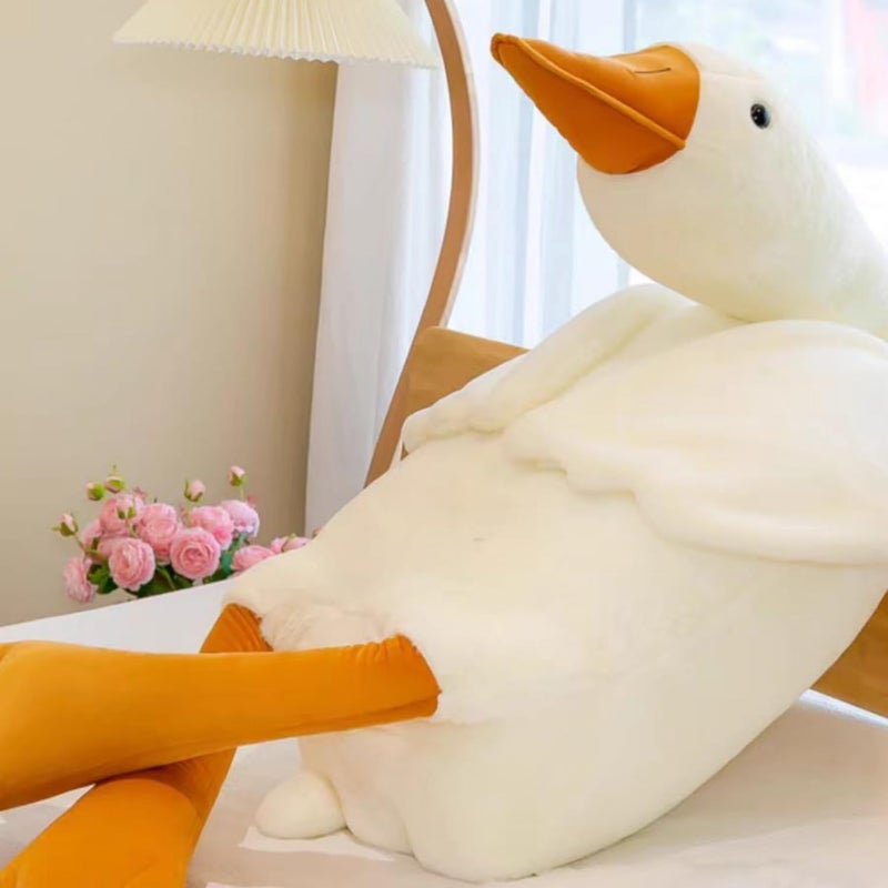 Ryttir Giant Goose Plush - 35" Extra Soft Goose Stuffed Animal Hugging Pillow with Rotund Belly,Safety Nursery Decor & Sensory Comfort Toy,Cuddle Companion for Kids(Valentine Gender Neutral Gift) - Image 2