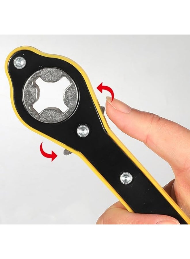 Labor Saving Jack Ratchet Wrench & Lug Wrench Handle - Heavy-Duty Scissor Jack Tool for Car & SUV - Easy Tire Repair & Essential Garage Tool - Image 4