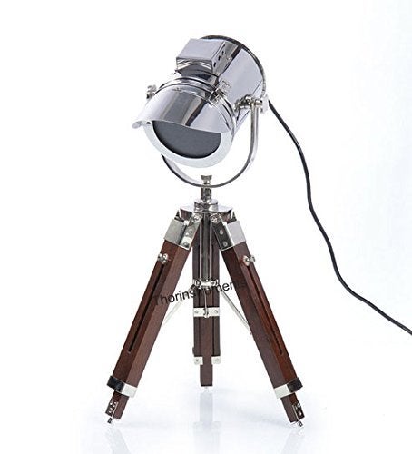 THOR INSTRUMENTS Thor Vintage Designers Spotlight Table Lamp Tripod lamp Home Decor Rustic Vintage Home Decor Gifts - Image 1