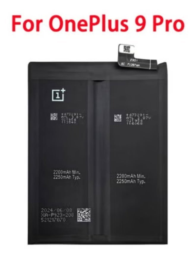 MUNTAQI High Quality Replacement Internal Battery BLP827 Compatible with OnePlus 9 Pro – Durable Black Lithium Battery with Long-Lasting Performance | Perfect OEM Fit, Safe & Reliable Power Cell for OnePlus 9 Pro Smartphones | Advanced Charging Protection Circuit - Image 1