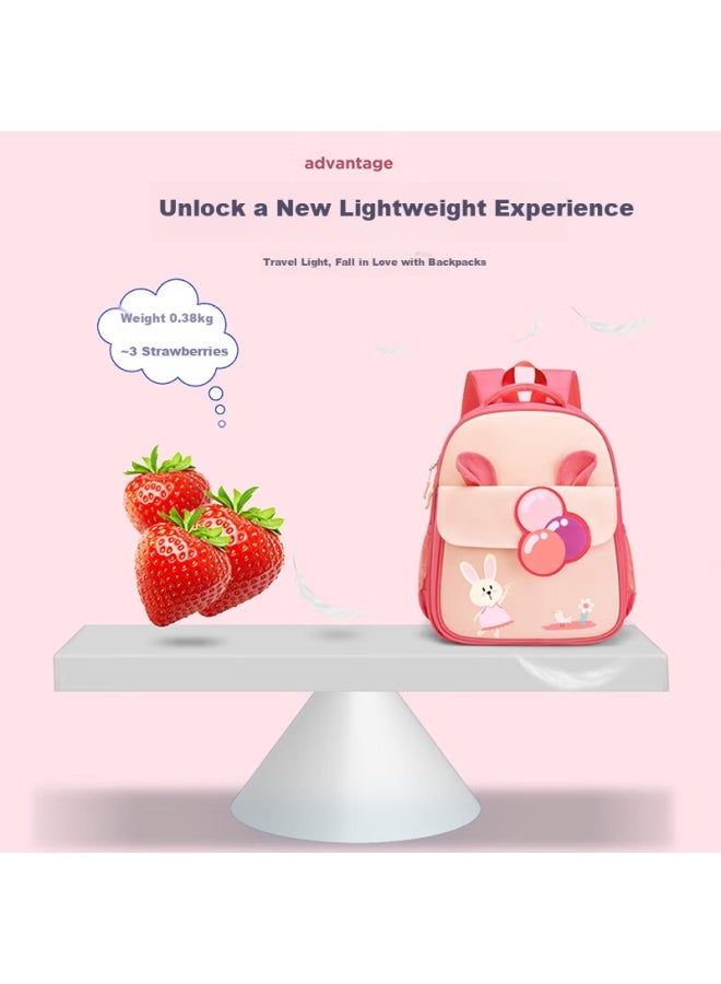 Ninth Castle The Ninth Castle Toddler Backpack For 3-9 Year Old Girls, Cute Cartoon Rabbit Double Shoulder Bag For Girls' Outings, Children's Backpack For Boys, Boys' Small Backpack - Image 2