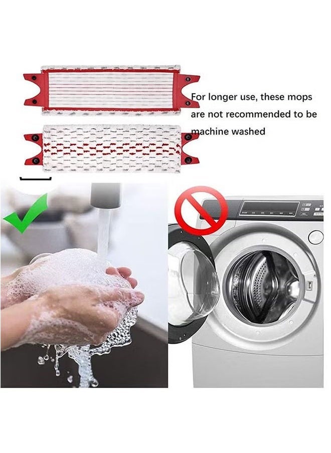ZVEV 4 Pack Microfibre Refill Pad Compatible with Vileda Ultramax Mop Microfiber Refill - Image 4
