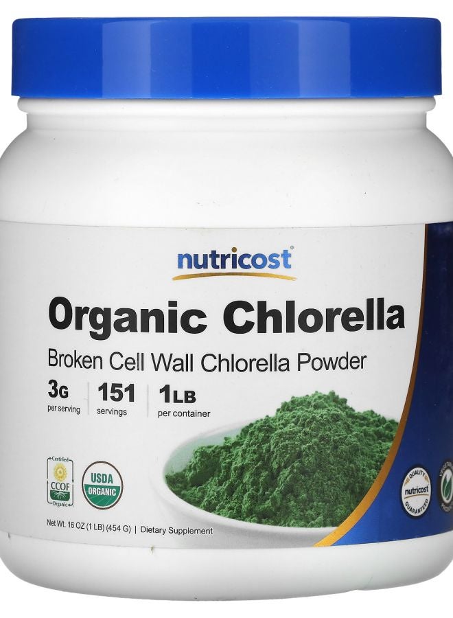Nutricost Organic Chlorella Powder 16 oz (454 g)