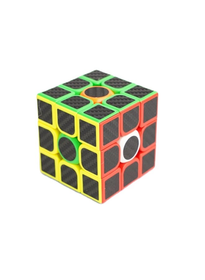 aCADZO 3x3 CarbonSticker Easy Turning and Smooth Play Durable Rubic Cube Toys for Kids and Adults - Image 1