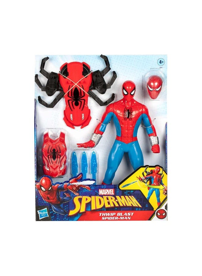 Marvel Spider-Man Thwip Blast Spider-Man Figure with Accessories (33 cm)