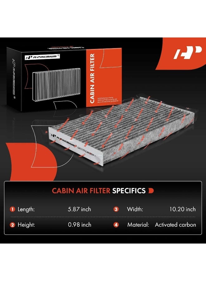 A-Premium Cabin Air Filter With Activated Carbon Compatible With Nissan Models  - Image 2