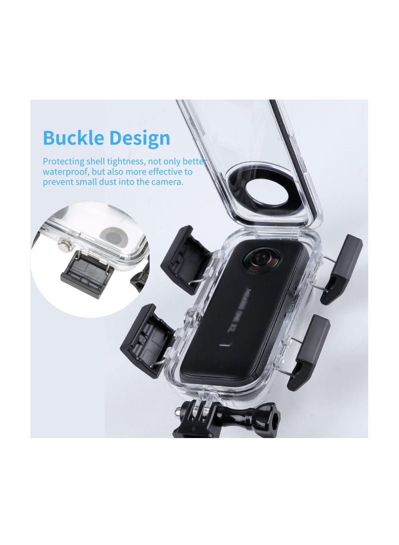 SYOSI Waterproof Case Housing Dive Case for Insta360 ONE X2 Action Camera, Waterproof Up to 40m/131ft, for Diving, Snorkeling, Swimming - Image 4