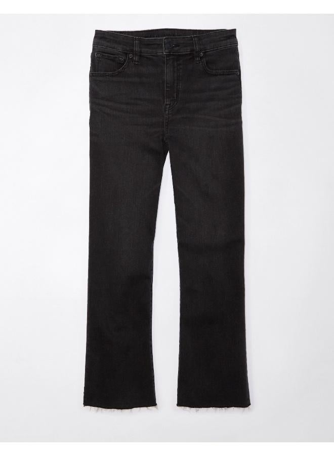 AE Next Level High-Waisted Kick Bootcut Crop Jean
