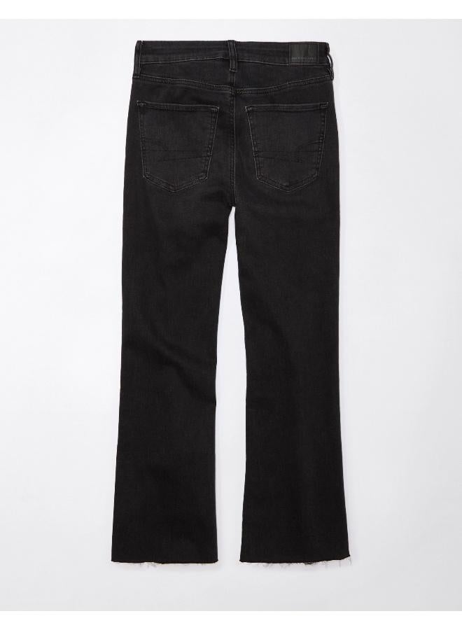 AE Next Level High-Waisted Kick Bootcut Crop Jean