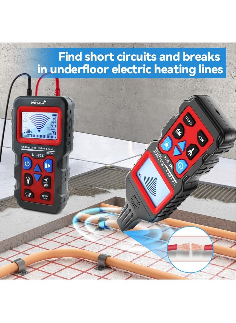 Wire Tracker and Cable Tester for Dog Fence and Irrigation Cables, Underground Pipeline Detector for Wall Wires. Test Short Circuit Breakers Underground. - Image 4