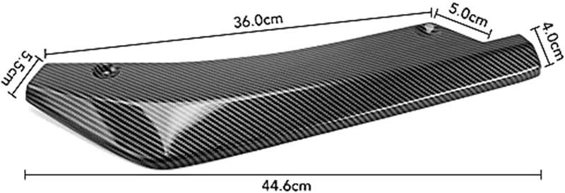 Wivplex Rear Bumper Lip Diffuser Splitter Canard Spoiler - Image 2