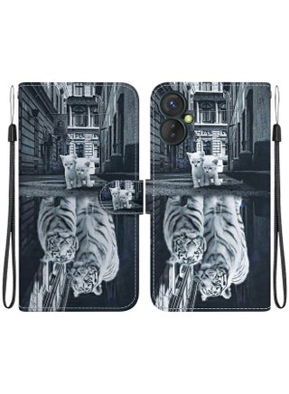 Case Cover For For Tecno Spark 9 Pro / 9T KH7 Crystal Texture Colored Drawing Leather Phone Case(Cat Tiger Reflection) - pzsku/Z96F33079C0598EF407D3Z/45/_/1710457246/aa3159a4-e4da-44c2-ad42-e0d75191fde0