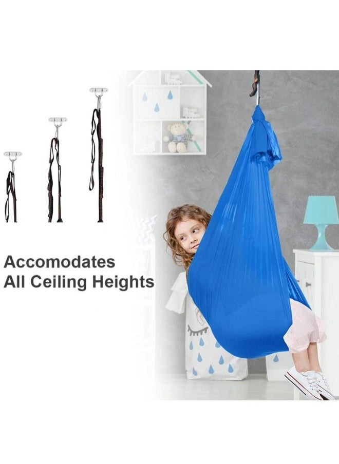 FanFox - Kids Swing, Sensory Compression Swing, for Kids with Special Needs - A Therapeutic and Calming Solution for Sensory Processing Disorder, Color Red - Image 1