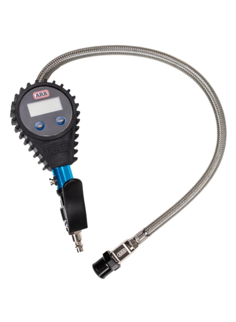 اي ار بي منفاخ إطارات رقمي ARB601A مع رأس نفخ | مقياس ضغط إطارات عالي الدقة (0-200 رطل لكل بوصة مربعة) | ملحق ضاغط هواء شديد التحمل للاستخدام في سيارات الدفع الرباعي والطرق الوعرة وورش العمل - Image 1