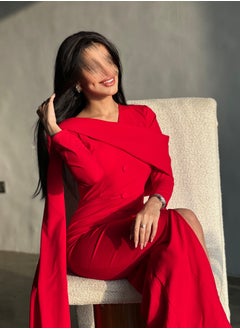 Stunning and elegant red dress