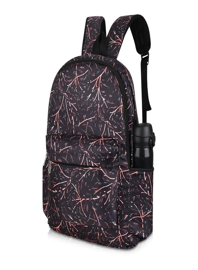 OPULLENT Girls Backpack with Design, Water Bottle Holder, Multiple Pockets For Kids, Boys, Girls, Men And Women | Best Bags For Everyday Use(Pack Of-1) (Floral Pattern) - Image 1