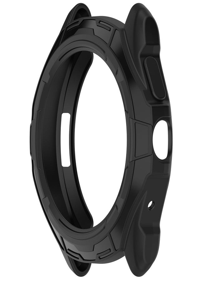 AWADUO Compatible with Ticwatch Pro 5 Protective Case Cover, Smartwatch TPU Protective Case Cover Shell Soft and Durable Watch Accessories(Black) - Image 4