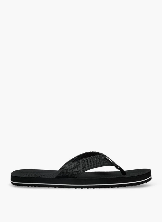 Lee Cooper Men Textured Flip-Flops
