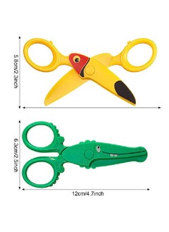 3 Pieces Toddler Safety Scissors In Animal Designs Kids Preschool Training Scissors Child Plastic Art Craft Scissors For Papercut (Dolphin Crocodile And Toucan Bird) - pzsku/Z96F39856648FE430927EZ/45/_/1652723644/8da61fd8-31e3-4a11-b6c7-b9e45ca4716a