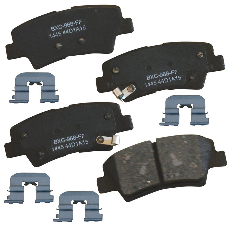 Bendix Premium SBC1445 Ceramic Rear Brake Pads for Hyundai Azera 2017-2012, Sonata 2015-2011, Kia Optima 2016-2011 - Image 2
