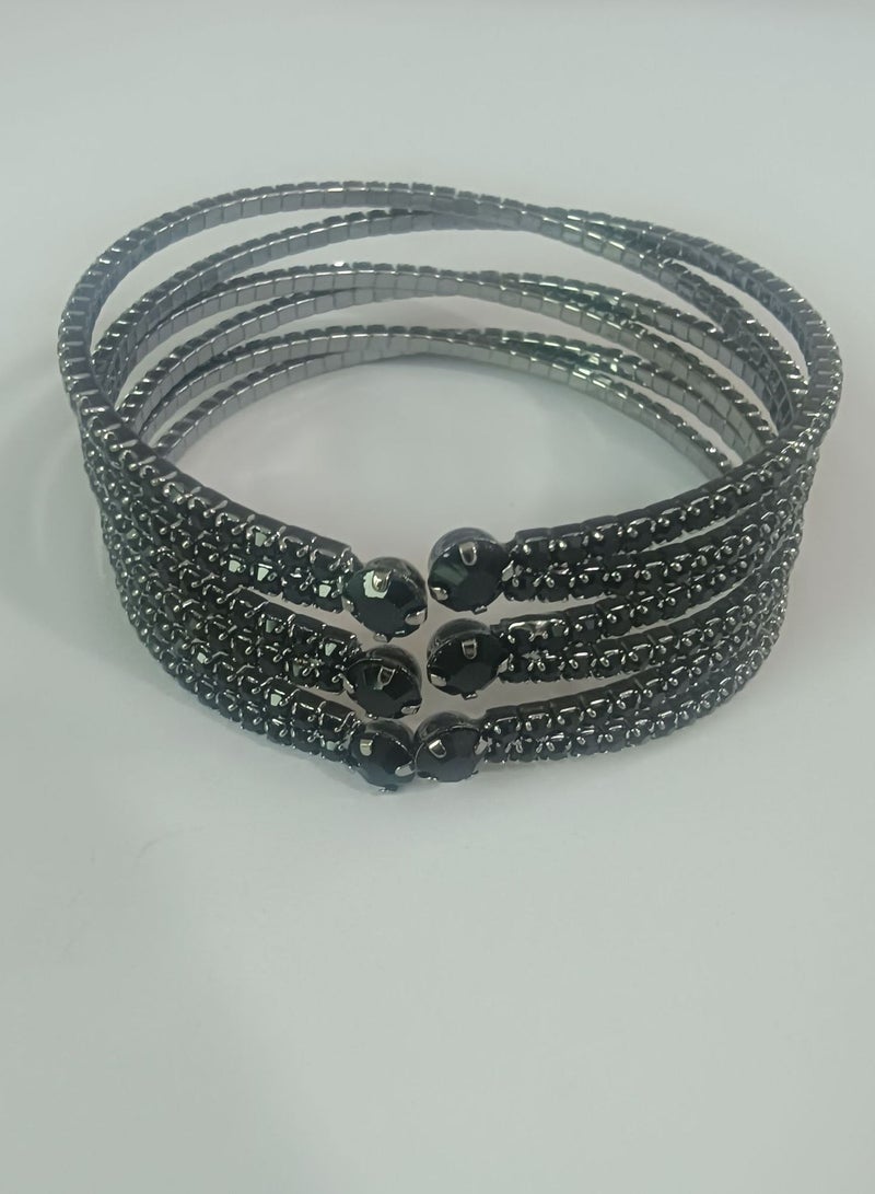 Mark Fairwhale New Rhinestone Open Bracelet  - Image 2
