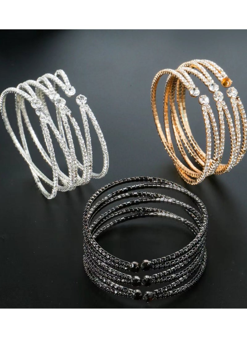 Mark Fairwhale New Rhinestone Open Bracelet  - Image 3