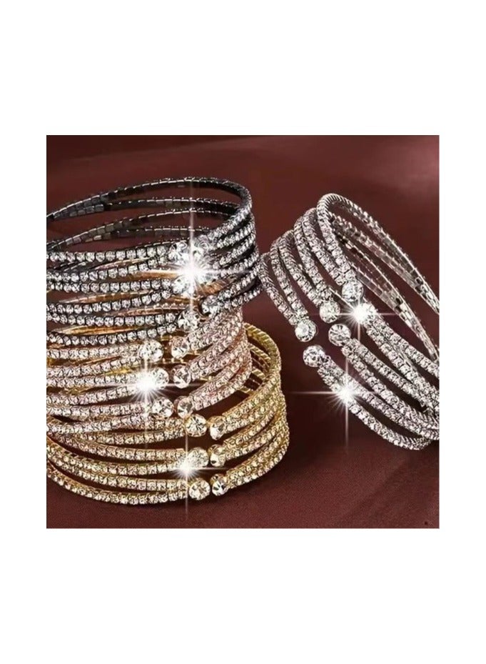 Mark Fairwhale New Rhinestone Open Bracelet  - Image 4