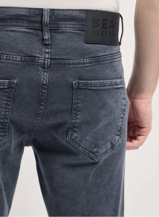 THE BEAR HOUSE Men's Stylish Blue Jeans with Comfortable Stretch and Skinny Fit Classic Comfort With Modern Style, Perfect For Everyday Casual Looks And Effortless Streetwear Vibes