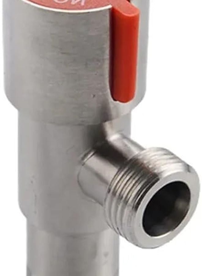 صمامات زاوية دخول ساخنة باردة من الفولاذ المقاوم للصدأ 2 قطعة للمرحاض، حوض الغسيل، حوض، سخان الماء - Image 5